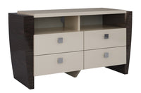 48" Refined Beige High Gloss Chest