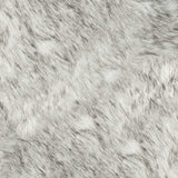 24" x 72" x 1.5" Grey Faux Sheepskin - Rug