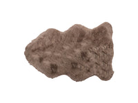 24" x 36" Taupe Sheepskin Single Long-Haired - Rug