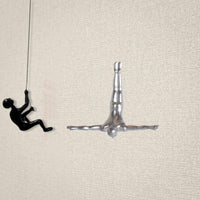 6.5" x 2.5" x 6.5" Wall Diver - Black 3-Pack