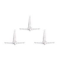 6.5" x 2.5" x 6.5" Wall Diver - Black 3-Pack