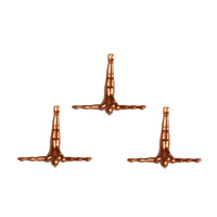 6.5" x 2.5" x 6.5" Wall Diver - Black 3-Pack
