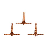 6.5" x 2.5" x 6.5" Wall Diver - Black 3-Pack