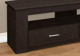 16.25" Particle Board and Laminate TV Stand with 2 Storage Drawers