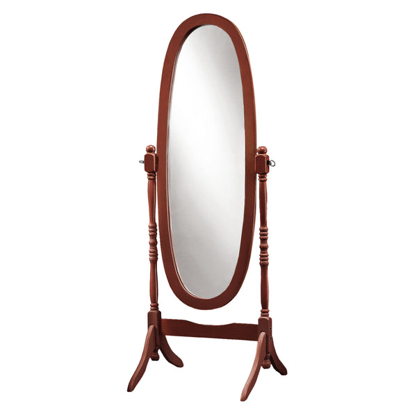20" x 23" 59" Walnut Oval Wood Frame  Mirror