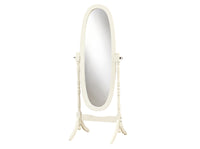 20" x 23" 59" Walnut Oval Wood Frame  Mirror