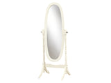 20" x 23" 59" Walnut Oval Wood Frame  Mirror