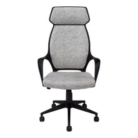 26" x 25" x 96" Black  Foam  Polypropylene  Microfiber  High Back Office Chair