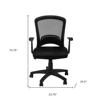 35.5" Foam  MDF  Polypropylene  and Metal Multi Position Office Chair