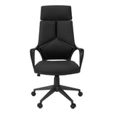 45.75" Foam  White Polypropylene  MDF  and Metal High Back Office Chair
