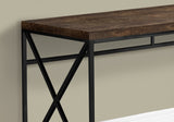Brown Black Particle Board Metal  Computer Desk