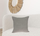 Super Soft Gray Solid Pillow Cover