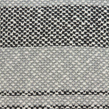 Square Gray Regatta Stripe Accent Pillow Cover