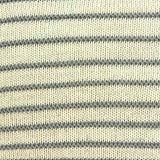 Casual Square Tan and Gray Stripe Accent Pillow Cover
