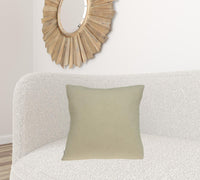 Casual Square Sweater Knit Beige Accent Pillow Cover