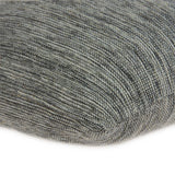 Casual Square Heather Gray Accent Pillow Cover