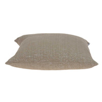 20" x 0.5" x 20" Elegant Transitional Tan Pillow Cover
