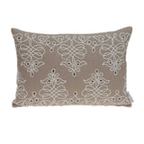 20" x 0.5" x 14" Traditional Beige Pillow Cover