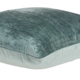 18" x 7" x 18" Transitional Sea Foam Solid Pillow Cover With Poly Insert