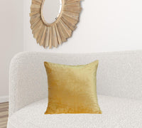 Super Soft Yellow Solid Color Decorative Accent Pillow