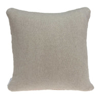 20" x 7" x 20" Charming Transitional Beige Accent Pillow Cover With Poly Insert