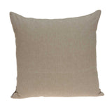20" x 0.5" x 20" Traditional Tan Pillow Cover