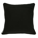 20" x 7" x 20" Cool Transitional Black and White Pillow Cover With Poly Insert