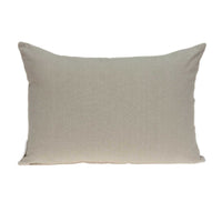 20" x 6" x 14" Traditional Beige Pillow With Poly Insert