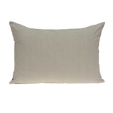 20" x 6" x 14" Traditional Beige Pillow With Poly Insert