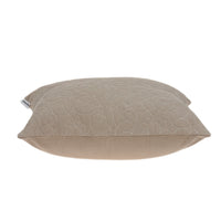 20" x 7" x 20" Elegant Transitional Tan Pillow Cover With Poly Insert