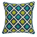 20" x 0.5" x 20" Handmade Traditional Multicolored Accent Pillow Cover