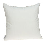 20" x 7" x 20" Bling Ivory Pillow Cover With Poly Insert