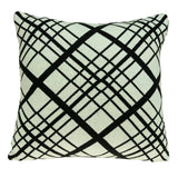 20" x 7" x 20" Transitional White Pillow Cover With Down Insert