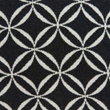 20" x 7" x 20" Transitional Black Pillow Cover With Down Insert
