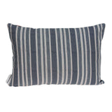 20" x 6" x 14" Nautical Blue Pillow Cover With Down Insert