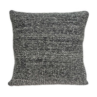 20" x 7" x 20" Clean Transitional Gray Pillow Cover With Down Insert