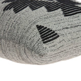 20" x 7" x 20" Southwest Gray Pillow Cover With Down Insert