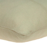 20" x 7" x 20" Unique Transitional Tan Cotton Pillow Cover With Down Insert
