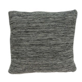 20" x 7" x 20" Unique Transitional Gray Pillow Cover With Down Insert