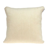 20" x 7" x 20" Transitional Beige Pillow Cover With Down Insert