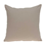 20" x 7" x 20" Charming Transitional Tan Accent Pillow Cover With Down Insert