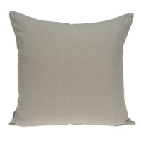 20" x 7" x 20" Traditional Beige Pillow Cover With Down Insert