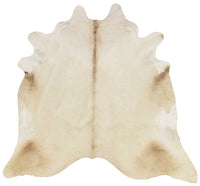 6' Blush Brindled Natural Cowhide Rug