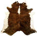 6.5 Ft  Classic Brindled Cowhide Rug