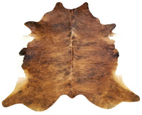 6.5 Ft  Classic Brindled Cowhide Rug