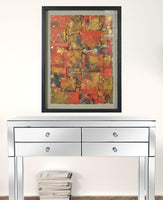 14 x 2 x 32 Multicolor Wood And Glass - Shadow Box