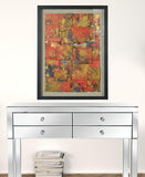 14 x 2 x 32 Multicolor Wood And Glass - Shadow Box