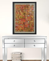 14 x 2 x 32 Multicolor Glass And Paper - Shadow Box