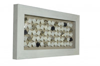27 x 3 x 24 Grey Wood And Glass - Shadow Box