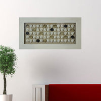 27 x 3 x 24 Grey Wood And Glass - Shadow Box